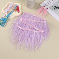 thumbnail image 4 of Soarer Feather Rim, avestruz morado claro, 13 cm, 2 yardas, 4 of 7