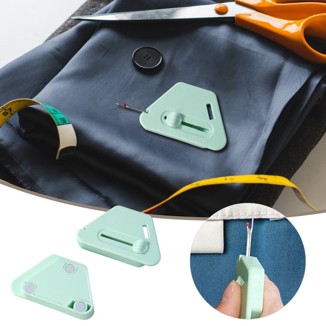 DIY Knitting Multifunctional Seam Hemmer for Sewing Machine Polygonal Accessory with Scale for Home Craft Projects and Quilting Supplies