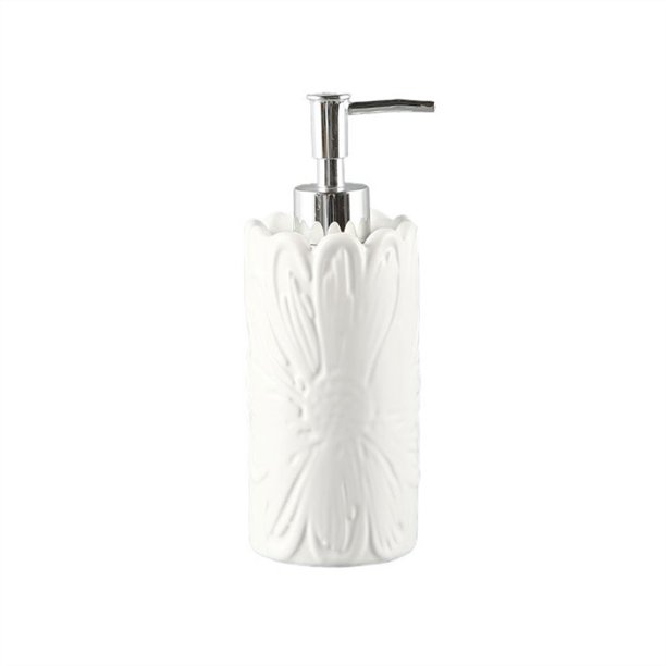 Exquisito dispensador de loción de cerámica, botella de prensa, dispensador de jabón de gran capacidad for cocina, baño, hotel