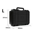 thumbnail image 1 of Waterproof Protective Hard Carry Flight Case Camera Equipment Storage Secure Box Equipment Safety Boxes L, 1 of 6