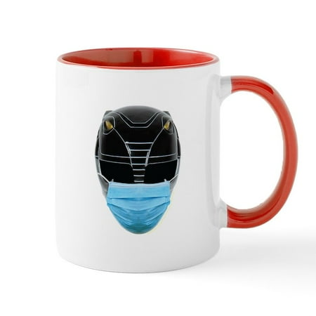 

CafePress - Power Rangers Black Ranger Weari - 11 oz Ceramic Mug - Novelty Coffee Tea Cup