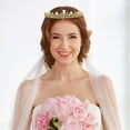 thumbnail image 3 of MasteelfCA Bridal Rhinestone Tiara for Girl Wedding Crown Rhinestone Bride Tiara Headband, 3 of 8