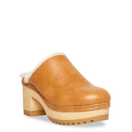 

Madden Girl Women s Forte-F Faux Fur Lined Heeled Clog