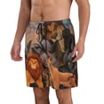 thumbnail image 2 of The Lion King Mens Swim Trunks Quick Dry Board Shorts with Mesh Lining, Hawaii Beach Shorts Swimwear Bathing Suits, 2 of 7