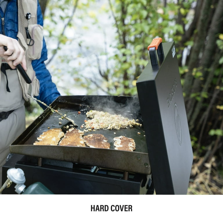 Blackstone Tabletop Grill - 22 Inch Portable Gas Griddle - Propane Fueled -  2 Adjustable Burners - Rear Grease Trap - For Outdoor Cooking While  Camping, Tailgating or Picnicking - Black 