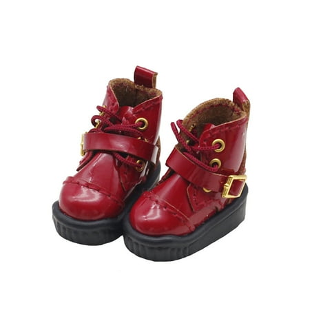 

QILIN 1 Pair Doll Boots Anti-deformed Novelty Rubber Cute Appearance Doll Short Boots for Display