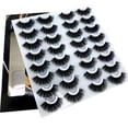 thumbnail image 1 of NUEVO 2-20 pares 8-25mm pestañas postizas 100% Pestañas de visón Pestañas de visón Extensión de pestañas de volumen dramático natural Pestañas postizas Tan Jianjun unisex, 1 of 2