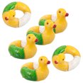 thumbnail image 1 of OULII 6Pcs Decorative Swim Rings for Plant Enthusiasts in Duck Shape and Minimalist Style, 1 of 8
