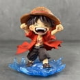 thumbnail image 2 of One Piece, Shuiyue Luffy GK, Laughing in the Water, Childhood Luffy Anime Handheld Model Desktop Ornament, 2 of 5