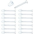 thumbnail image 2 of Plastic Earring Posts and Backs, 500 Pairs of Clear Earring Pins Blanks Ear Studs and Earring Safety Backs Stoppers for Men Women - 3mm Diameter, 2 of 7