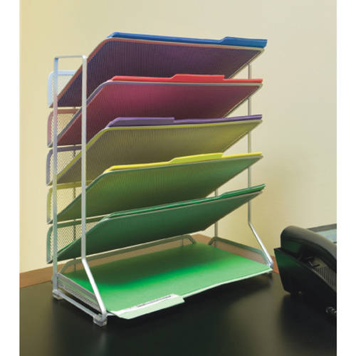 Seville Classics 6-Tier Mesh Desk/Wall Organizer, Legal Size