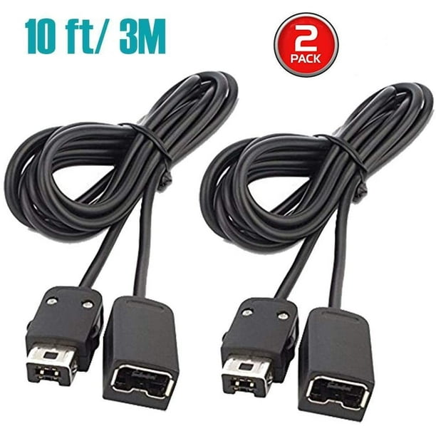 2 Pieces 10 Ft NES Classic Edition Extension Cable, Nintendo NES Classic Mini Controller/Pro Wii