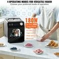 thumbnail image 4 of Upright Automatic Ice Cream Maker with Built-In Compressor, 2QT No Pre-Freezing Required, Fruit Yogurt & Sorbet Machine, 4 Modes, Digital Timer & Display, Stainless Steel Gelato Maker, 4 of 7