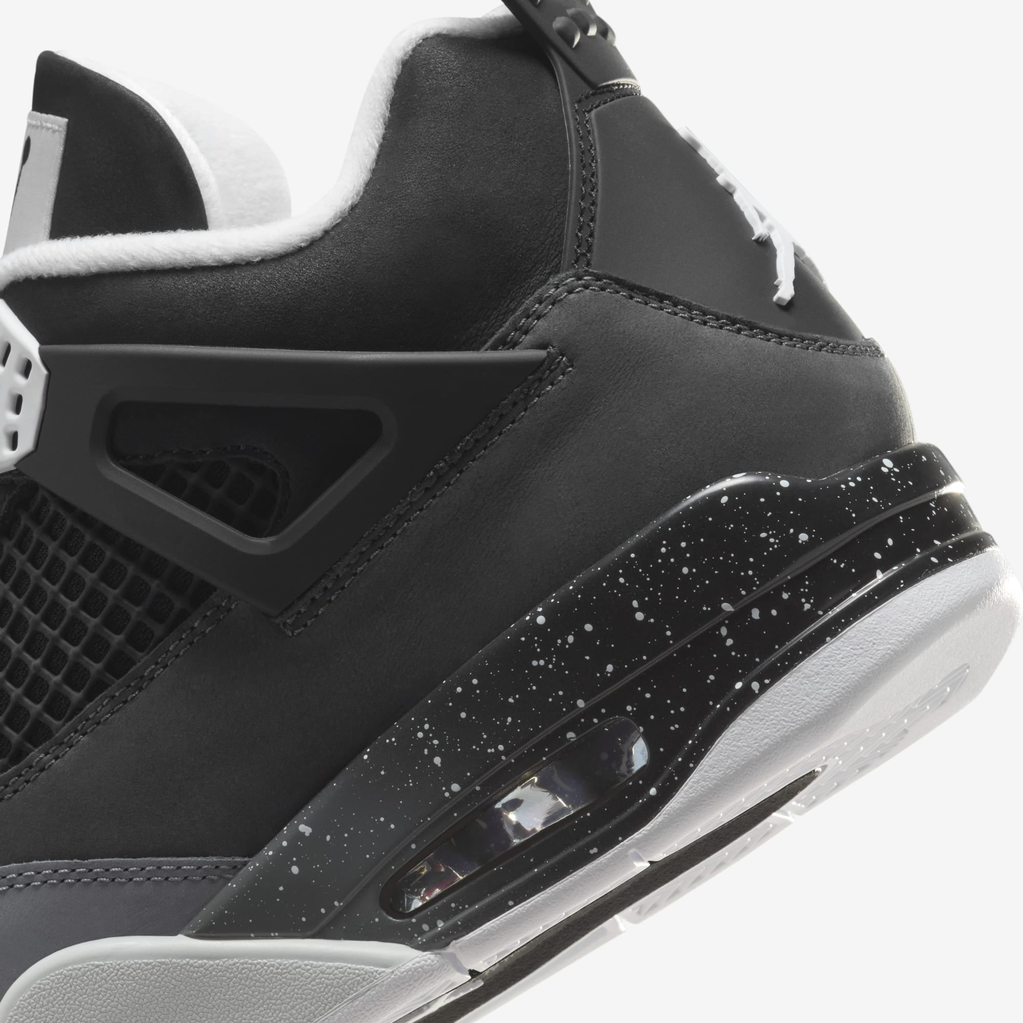 Nike Air Jordan 4 Retro \'Fear\' 2024 Sneakers Shoes FQ8138-002 Men\'s Size 9 Size 10.5 Air Jordan 4 Retro 2024 Fear (FQ8138 002) main image 3
