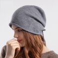 thumbnail image 3 of vnanda Adjustable Drawstring Hat Women's Adjustable Drawstring Beanie Hat Super Soft Elastic Solid Color Cold-proof Winter Warm Hat Solid Color Beanie Hat, 3 of 8