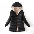 thumbnail image 3 of Clothing!Loose down jacketsLightweight and warm outerwearWomen'S Long Down Jacket Plus Size Down Jacket Cotton Jacket Lightweight Down Jacket with Hooded Winter JacketLoose down jackets, 3 of 7