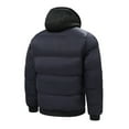 Brnmxoke Men's Hooded Puffer Jacket Winter Coat Warm Thickened Zip Up