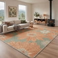 thumbnail image 2 of KUETH 8X10 Vintage Floral Area Rugs Machine Washable Rugs for Living Room, Non Slip Flat Pile Rug with Rubber Backing, Boho Rug for Entryway Bedroom Dining Room Home Office, 2 of 4