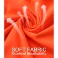 thumbnail image 4 of Hiheart Kids Soccer Uniform Shorts Socks Set Sportswear Orange 11-12 Years, 4 of 6