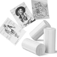 thumbnail image 1 of Genuine Self-Adhesive Thermal Printer Stickers, Compatible with PM290C Mini Sticker Printer, Black on White, 54mmx3.2m Sticker Paper for Journal, Study, Photos, Note, 3 Rolls, Transparent, 1 of 7