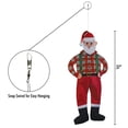 thumbnail image 4 of In the Breeze 1152 — Hipster Santa Wind Friend 3D Windsock - Fun Hanging Christmas Decoration, 4 of 4