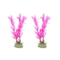 thumbnail image 1 of 2uds Acuario Plantas, Artificial Pez Tanque Planta, Rosa Rojo, 1 of 7