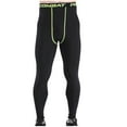 thumbnail image 1 of XFYSSS Fashion Men Tight Fitting Run Motion Bottom Layer Training Pants High Elasticity Quick Drying Trousers Full Length Pants Men Polyester Pants, 1 of 4