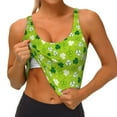 thumbnail image 4 of Lsque St Patrick's Day7 Printed Women'S Sports Bra, Compression, Moisture Wicking, High-Impact Sports Bra For Women,Supportive sports bra-X-Large, 4 of 9