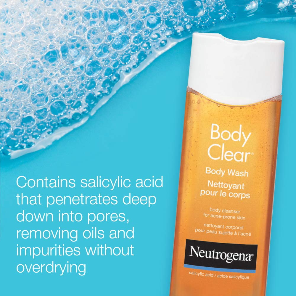 Neutrogena Body Clear Body Wash 8.50 oz (Pack of 4)