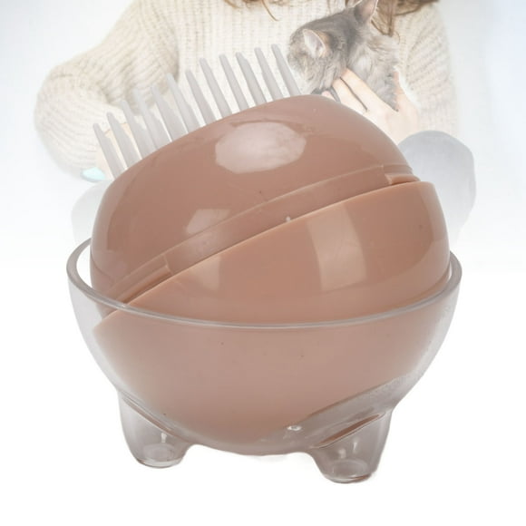 Brosse de massage pour animaux de compagnie, outil de main-d'œuvre électrique avec design innovant et massage confortable, polyvalent pour animaux de compagnie aux cheveux courts