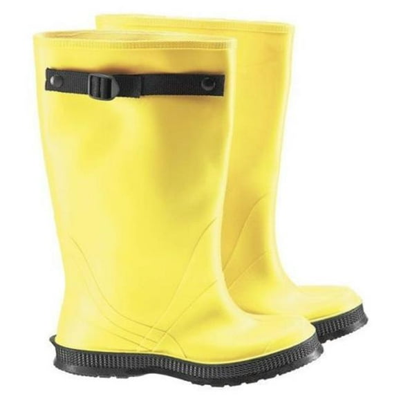 Dunlop 8805014 17 in. Yellow Overboots Waterproof Slicker, Size14