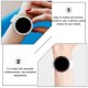 thumbnail image 2 of Black Metal Watch Protector Bezel Ring for 2Pcs Watch Dial Use, 2 of 5