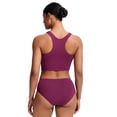 thumbnail image 2 of CRZ YOGA Racerback Bikini Tops for Women Padded High Neck Modest Swim Sports Bathing Bra, 2 of 8