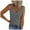 Gray, variant on YYDGH Womens V Neck Tank Tops Summer Sleeveless Ribbed Casual Henley Shirts White S