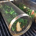 thumbnail image 1 of Cesta De Barbacoa Cesta para barbacoa Red de barbacoa de acero inoxidable para carne, pescado, camarones, verduras (4 piezas grandes) Tmvgtek Para Estrenar, 1 of 9