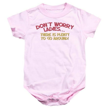 

Trevco ATA2567D-SS-1 Dont Worry-Infant Snapsuit Pink - Small - 6 Month
