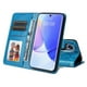 thumbnail image 5 of Funda tipo cartera GANGXUN para Huawei Nova 9 , diseño girasol, cuero PU, soporte, cierre magnético, tarjetero, 5 of 5