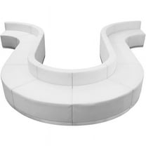 Flash Furniture Hercules Alon 10 Piece Reception Seating in White