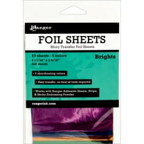 Ranger Shiny Transfer Foil Sheets - Brights