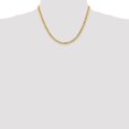 thumbnail image 2 of 14K Yellow Gold necklace Rope chain Diamond-cut 18 in 4.5 mm, 2 of 5