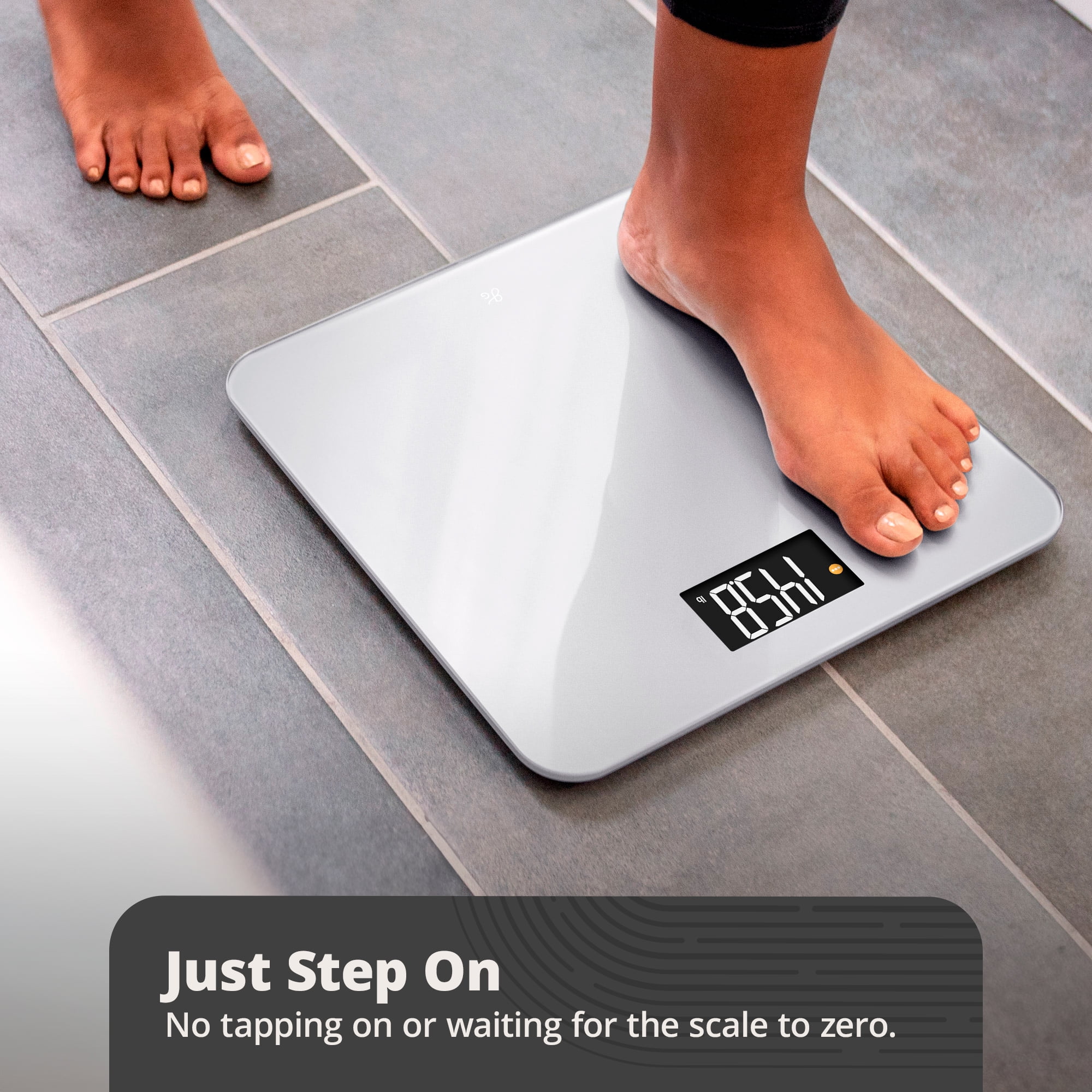 Greater Goods AccuCheck Digital Bathroom Scale, Weight Scale with 400 Lb Capacity, Ash Grey