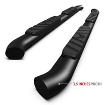 MaxMate 3.5" Oval Nerf Bar Side Steps Compatible with 2009-2018 Dodge Ram 1500; 2010-2026 2500 3500; 2019-2024 Classic | Crew Cab | SS2D35318MX | Side Rails Running Boards