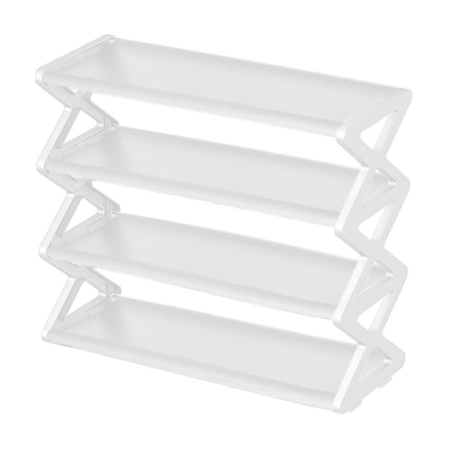 Metal Shoe Rack with X-Frame Design 19.5 in x 16.5 in x 7.3 in Double-Tube Assembly for Home Dormitory Entryway Storage