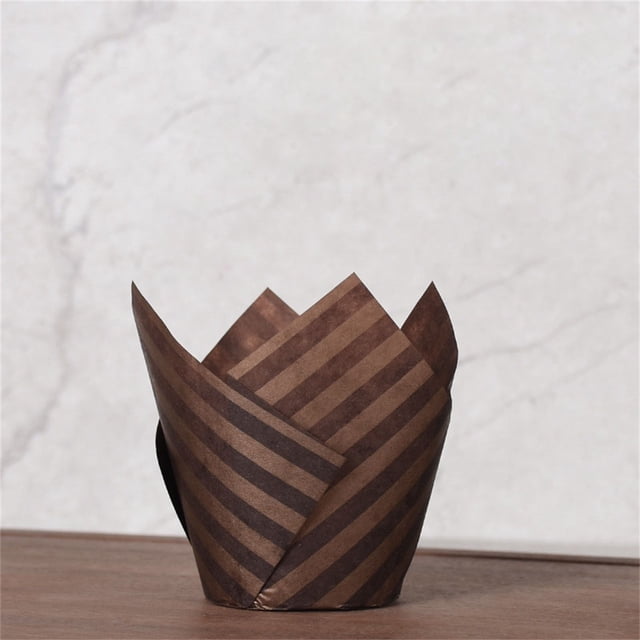 100Pcs Baking Paper Cups Cupcake Liners Baking Cups Parchment Paper Square Non Stick For Medium Large Cupcakes Mini Cake Party Birthday 1.97