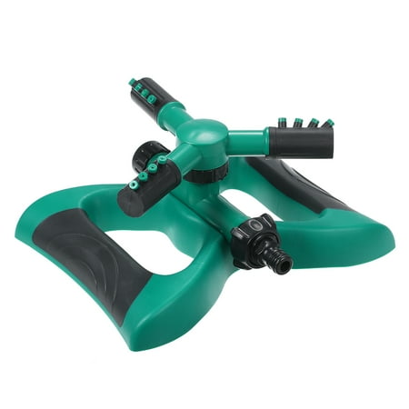 Patio Design Tool Automatic 360 Degree Rotating Water Sprinkler Adjustable 3-arms Lawn Irrigation Tools Leak Free Design Gardening Watering System ()
