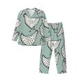 thumbnail image 1 of Balery Hand Drawn Chickens Pijama para Hombre de Dos Piezas con Manga Larga, Conjunto de Dormir y Descanso Suave con Bolsillos-X-Large, 1 of 7