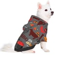 thumbnail image 2 of Balery BBQ Icons Sudadera con Capucha para Perros Pequeños – Ropa para Mascotas, Disfraz para Perros y Gatos, Ideal para Fiestas y Cosplay-Small, 2 of 7