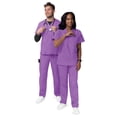 thumbnail image 3 of Sivvan Unisex Classic Scrub Set V-Neck Top/Drawstring Pants (Available in 15 Solid Colors), 3 of 7