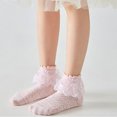 thumbnail image 4 of Wancir Girls Lace Ankle Socks Ruffle Frilly Cotton Socks Trim Lace,Princess Socks for Big Girls 1-10T, 4 of 5
