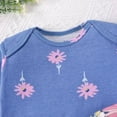 thumbnail image 4 of FYDUU Baby Girls Long Sleeve Onesies Bodysuits One-Pieces Cute Print Romper Outfit For Toddler Soft Comfortable Everyday Wear Casual Sports Wear 9-12 Months, 4 of 5